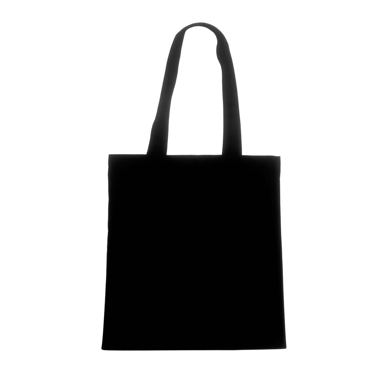 back view of lortixa black tote bag